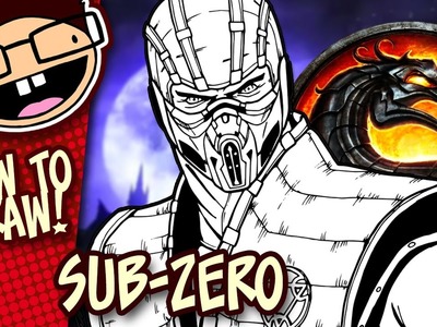How to Draw SUB-ZERO (Mortal Kombat X) | Narrated Easy Step-by-Step Tutorial