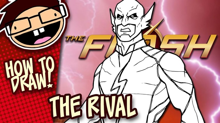 How to Draw THE RIVAL (The Flash Season 3) | Narrated Easy Step-by-Step Drawing Tutorial