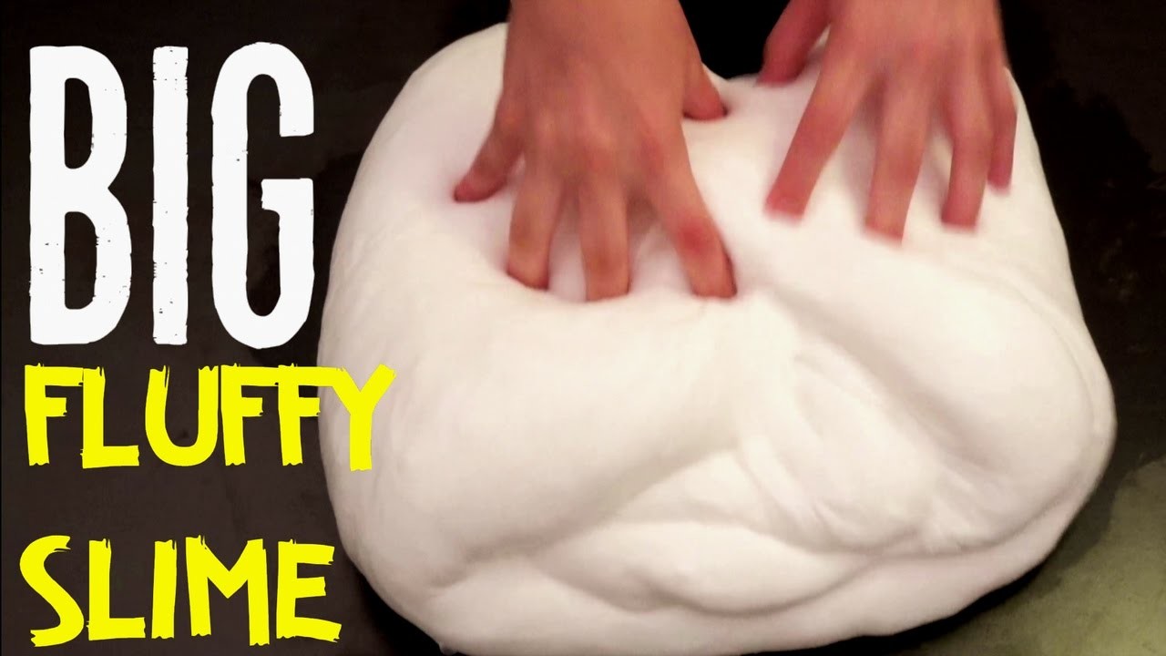 How to make NonSticky FLUFFY SLIME NO BORAX, Liquid