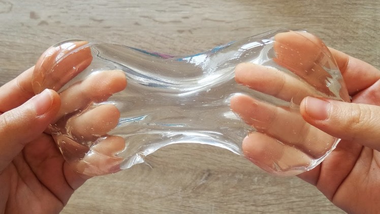 How To Make Super Clear Slime | Instagram Slime | ASMR