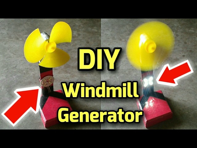 How To Make Windmill Generator At Home Simple And Easy Way