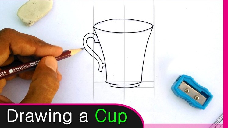 Learn to draw a Cup easy steps