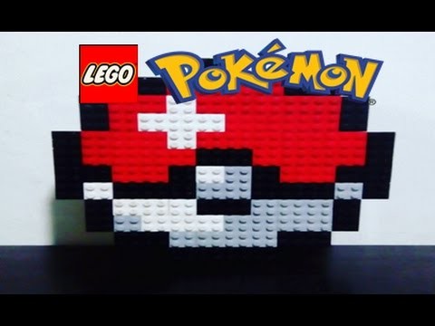 LEGO POKEMON| POKEBALL PIXEL ART| SPEED BUILD