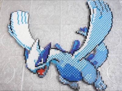 Pokémon LUGIA - Hama Beads. Perler Beads