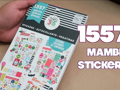 1557 Stickers! The Happy Planner Value Pack Flip-Through