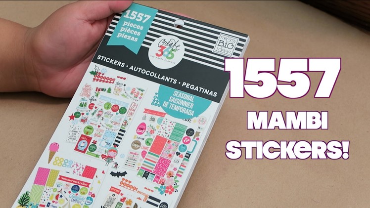 1557 Stickers! The Happy Planner Value Pack Flip-Through