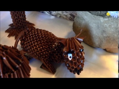 3D Origami Nativity Scene  Models made by Kenny Pollard