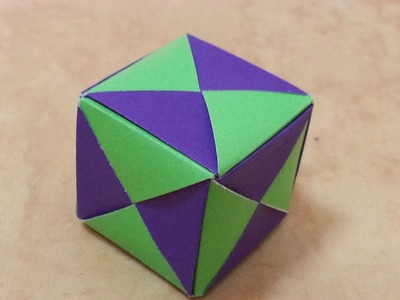 621 Origami  종이접기 (큐브) Cube 색종이접기  摺紙 折纸 оригами 折り紙  اوريغامي