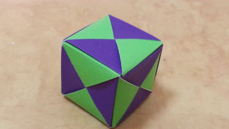 621 Origami  종이접기 (큐브) Cube 색종이접기  摺紙 折纸 оригами 折り紙  اوريغامي
