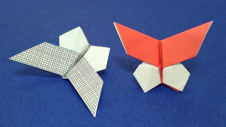 Cute Origami butterfly (Yoshio Tsuda), NOT difficult.