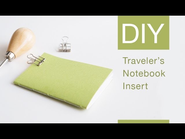 [ DIY ] Traveler's Notebook Insert