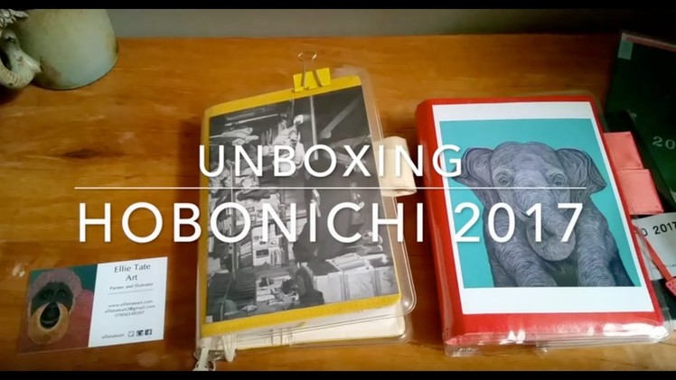 Hobonichi Planner Unboxing 2017 || English A6 and Accessories