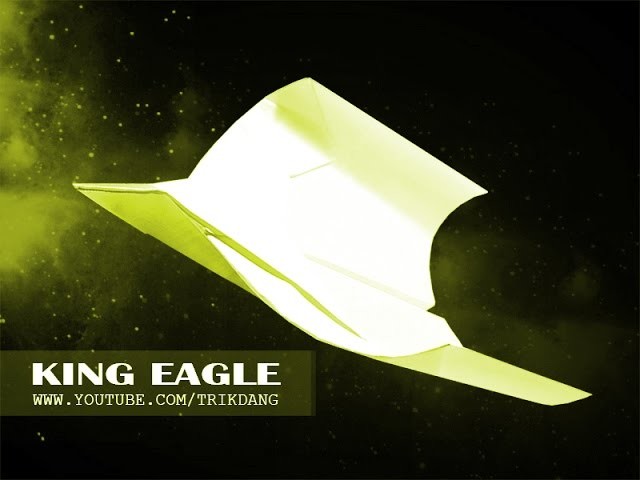 How to make a Boomerang Paper Airplane - King Eagle