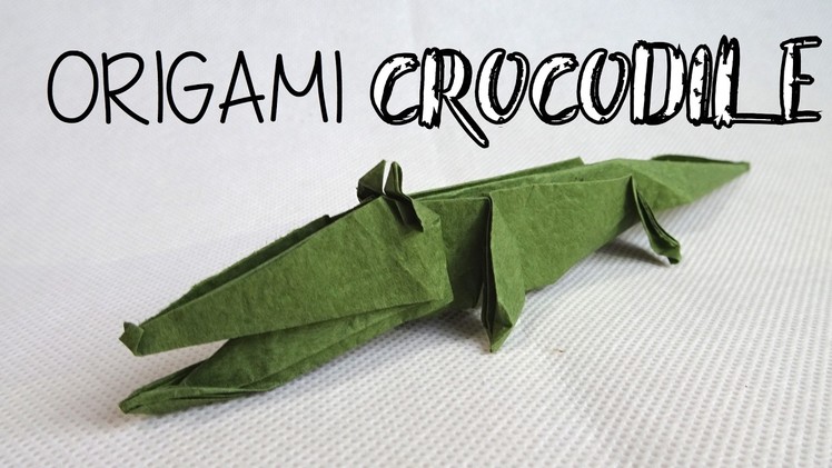 How to make a Paper Crocodile | Origami Crocodile