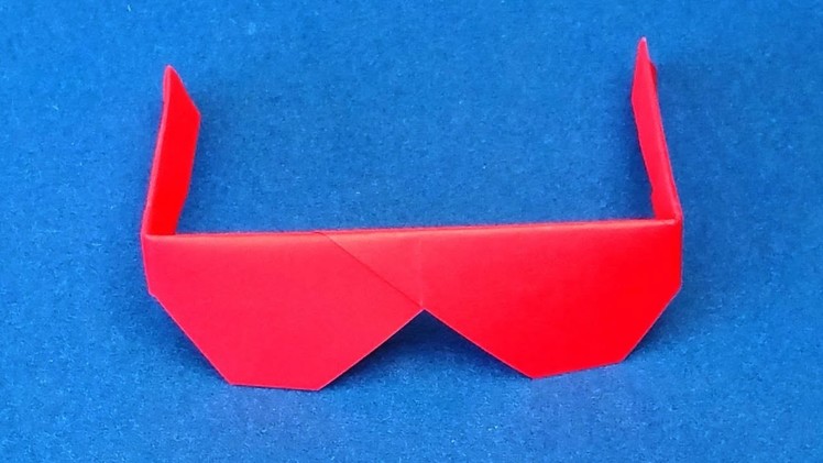How to Make Origami Sunglasses