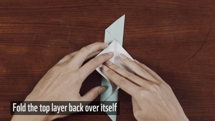 Instructions: make an origami bird