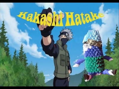 KAKASHI HATAKI DE NARUTO SHIPPUDEN , ORIGAMI 3D