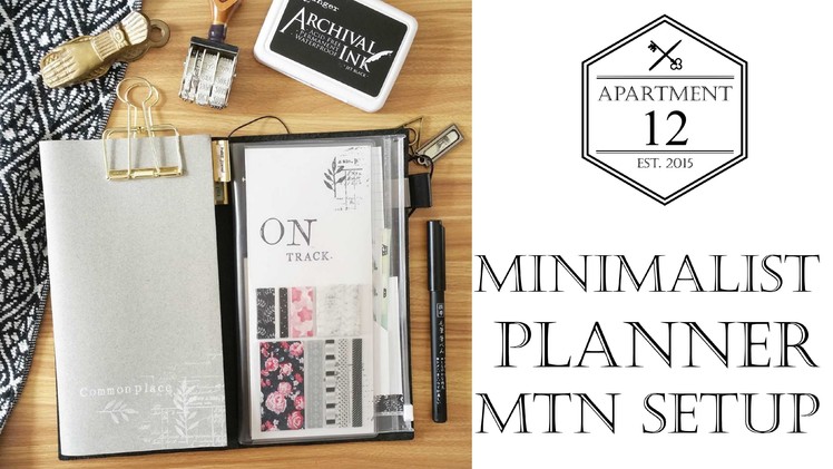 Midori Traveler's Notebook Planner.Bullet Journal Minimalist SetUp