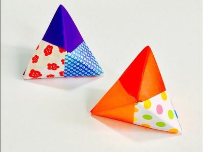 Modular Origami Triangle      ユニット折り紙 三角