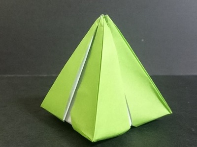 摺紙　金字塔的摺法　Origami Pyramid