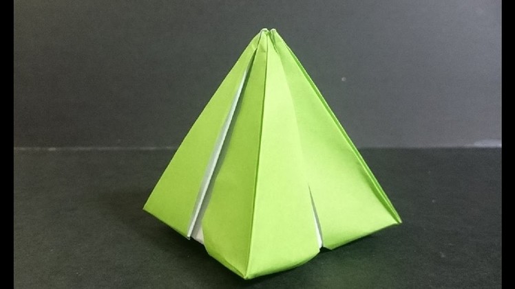 摺紙　金字塔的摺法　Origami Pyramid