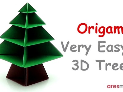 Origami 3D Tree (easy - modular)