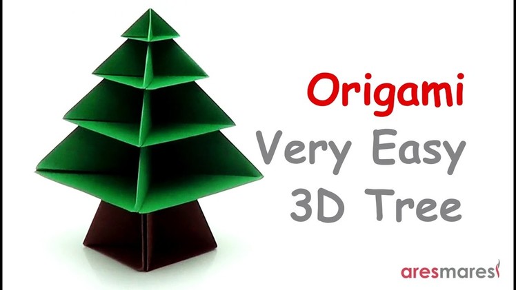 Origami 3D Tree (easy - modular)