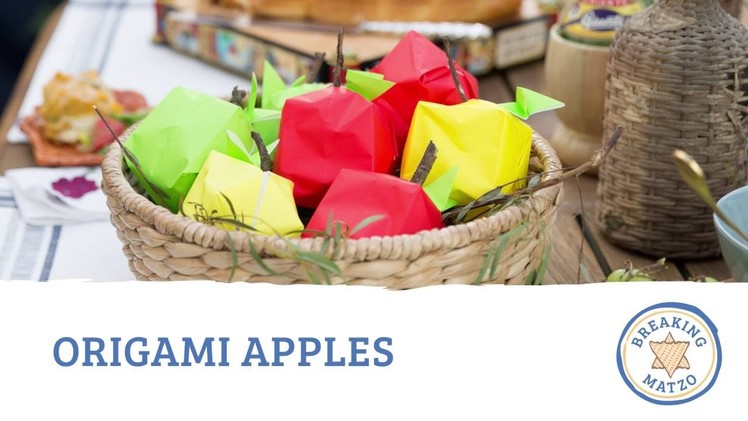 Origami Apples Crafts