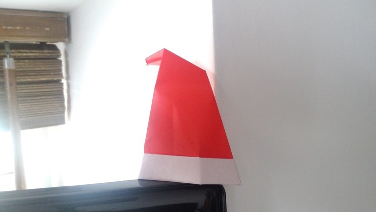 摺聖誕帽 Origami Christmas hat (有字幕) (with subtitles)