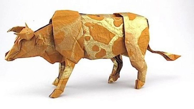 Origami cow satoshi kamiya :.折り紙の牛神谷哲史：