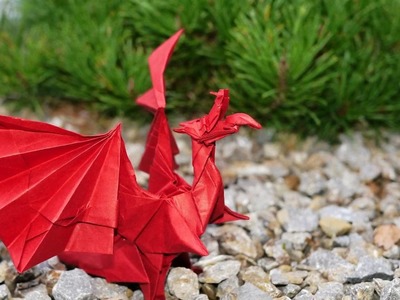 Origami Drache: Devil's Tongue Dragon (english subtitles)
