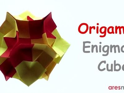Origami Enigma Cube (intermediate - modular)