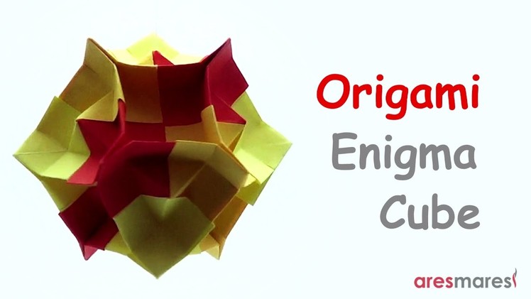 Origami Enigma Cube (intermediate - modular)