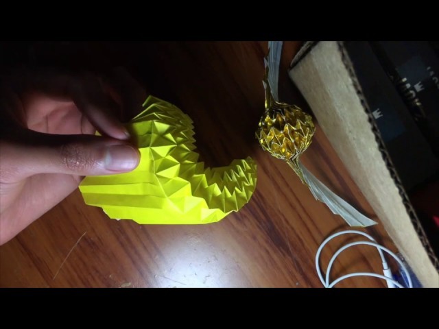 Origami Golden Snitch Tutorial part 4