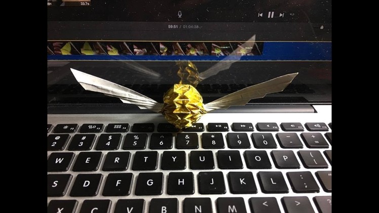 Origami Golden Snitch Tutorial part 1