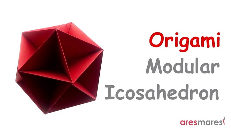 Origami Icosahedron (intermediate - modular)