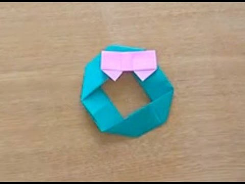 折り紙 Origami・りーす Wreath
