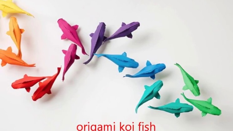 Origami koi fish tutorial (Sipho Mabona)