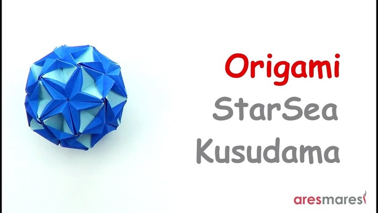 Origami Kusudama Starsea (intermediate- modular)