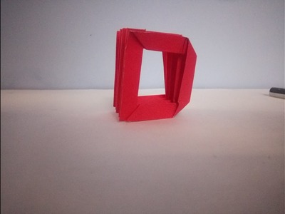 Origami Letter 'D' by Ashvini