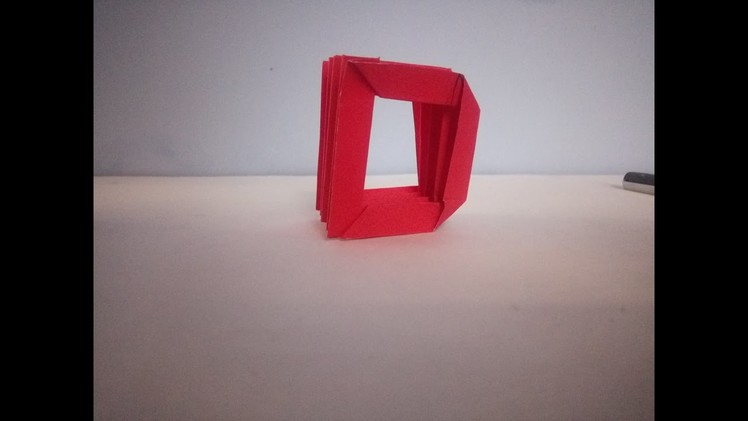 Origami Letter 'D' by Ashvini