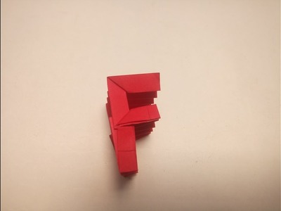 Origami Letter 'F' by Ashvini