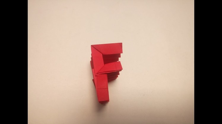 Origami Letter 'F' by Ashvini