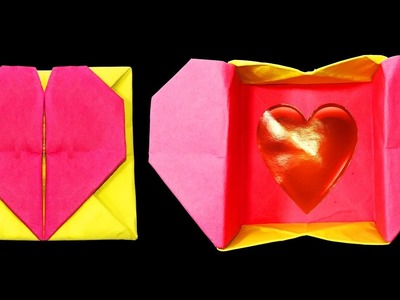 Origami Love Heart Pop up Box (Valentine's Day Crafts) : HD