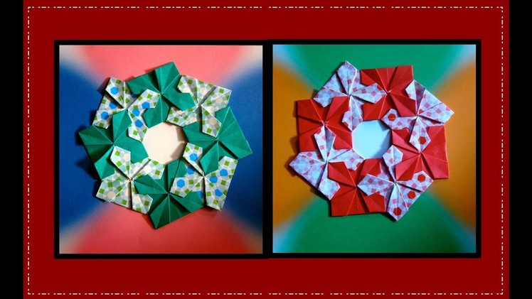 Origami Maniacs 225: Frobel's Variations Wreath 2. Guirnalda 2