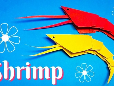 Origami Shrimp easy to fold easy to follow HD tutorial