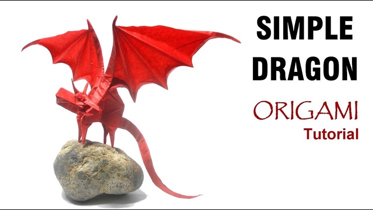 Origami Simple Dragon Tutorial (Shuki Kato) 折り紙 単純なドラゴン  оригами учебник простой дракон