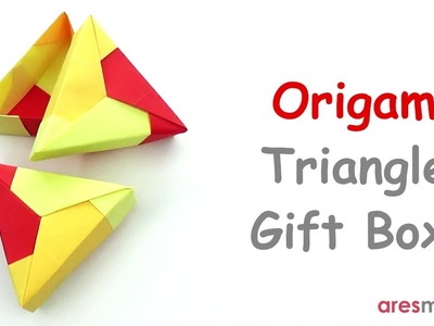 Origami Triangle Gift Box (easy - modular)