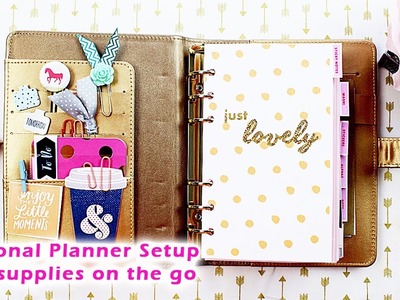Personal Planner Set Up