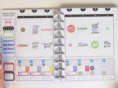 Plan With ME - First Fall Spread In My MAMBI Fitness Planner